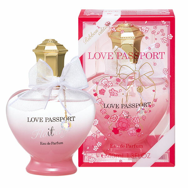 【15日P10・最大1,000円offクーポン】ラブパスポート LOVE PASSPORT イット フラワリー リボンエディション EDP SP 40ml LOVE PASSPORT IT FLOWERY【あす楽対応_14時まで】【香水 レディース】【人気 ブランド ギフト 誕生日 プレゼント】