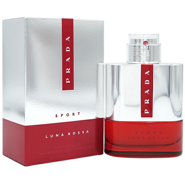 プラダ 香水（レディース） 【最大1,000円offクーポン】プラダ PRADA ルナロッサ スポーツ EDT SP 100ml LUNA ROSSA SPORT【あす楽対応_お休み中】【香水 ギフト メンズ】【人気 ブランド ギフト 誕生日 プレゼント】