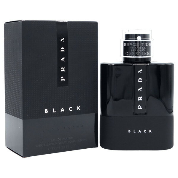 プラダ 香水（レディース） 【最大1,000円offクーポン】プラダ PRADA ルナロッサ ブラック EDP SP 100ml LUNA ROSSA BLACK EAU DE PARFUM【あす楽対応_お休み中】【香水 ギフト メンズ】【人気 ブランド ギフト 誕生日 プレゼント】