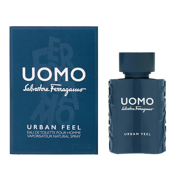 【18-19日P5・最大1,000円offクーポン】サルヴァトーレ フェラガモ SALVATORE FERRAGAMO ウォモ アーバン フィール EDT SP 30ml UOMO URBAN FEEL【あす楽対応_お休み中】【香水 ギフト メンズ】【人気 ブランド ギフト 誕生日 プレゼント】