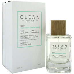 クリーン 【母の日最大1,000円offクーポン】クリーン CLEAN リザーブ ウォームコットン EDP SP 100ml RESERVE WARM COTTON【送料無料】【EARTH】【あす楽対応_14時まで】【香水 ギフト メンズ レディース】【人気 ブランド ギフト 誕生日 プレゼント】母の日