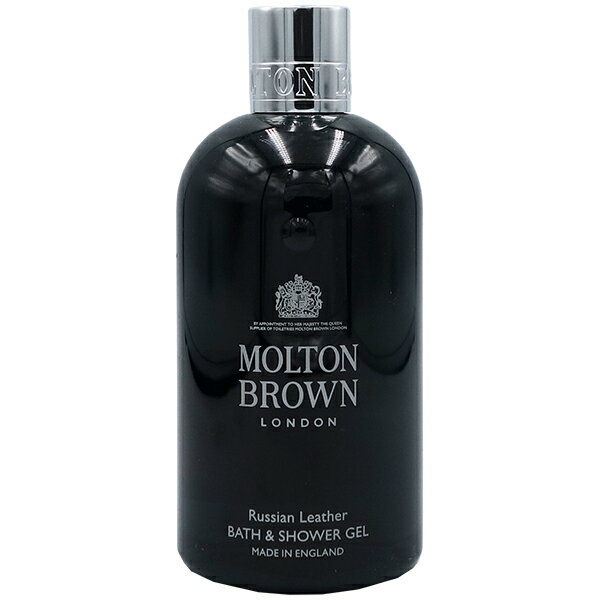 【18-19日P5 最大1,000円offクーポン】モルトンブラウン MOLTON BROWN ロシアンレザー バス＆シャワージェル 300ml RUSSIAN LEATHER BATH SHOWER GEL【あす楽対応_お休み中】【人気 ブランド ギフト 誕生日 プレゼント】