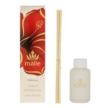 マリエオーガニクス MALIE ORGANICS リード ディフューザー ハイビスカス 59ml TRAVEL DIFFUSER HIBISCUS【あす楽対応_お休み中】【香水 人気 ブランド 父の日 ギフト 誕生日】