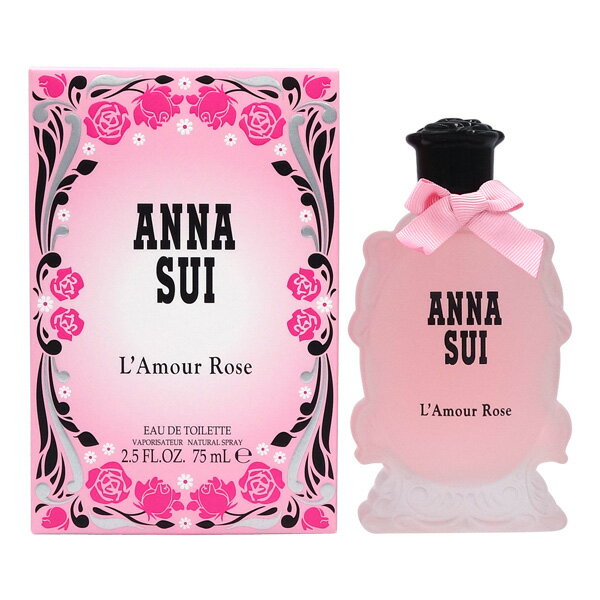 【18-19日P5・最大1,000円offクーポン】アナスイ ANNA SUI ラムール ローズ EDT SP 75ml【あす楽対応_お休み中】【香水 レディース】【週末セール】