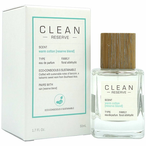 【15日P10 最大1,000円offクーポン】クリーン CLEAN リザーブ ウォームコットン EDP SP 50ml【送料無料】RESERVE WARM COTTON【あす楽対応_14時まで】【香水 メンズ レディース】