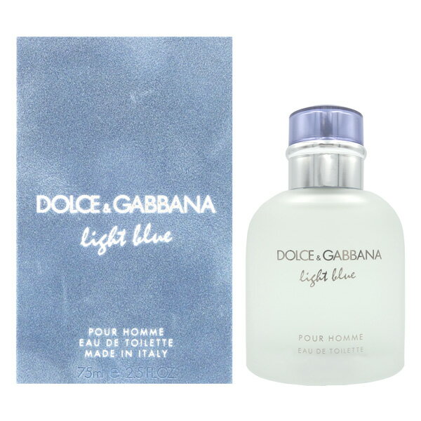 D＆G(ドルガバ) 【15日P10・最大1,000円offクーポン】ドルチェ＆ガッバーナ D＆G ライトブルー プールオム EDT SP 75ml【あす楽対応_14時まで】【香水 メンズ レディース】【人気 ブランド ギフト 誕生日 プレゼント】