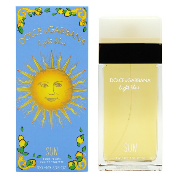 【10日P10・母の日最大1,000円offクーポン】ドルチェ＆ガッバーナ DOLCE＆GABBANA ライトブルー サン EDT SP 100ml LIGHT BLUE SUN【あす楽対応_お休み中】【香水 レディース】