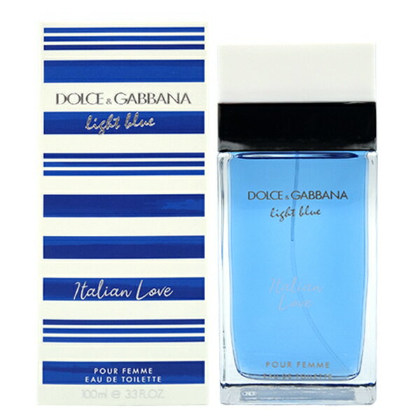 【20日P10・最大1,000円offクーポン】ドルチェ＆ガッバーナ DOLCE＆GABBANA D＆G ライトブルー イタリアンラブ EDT SP 100ml【あす楽対応_お休み中】【香水 レディース】