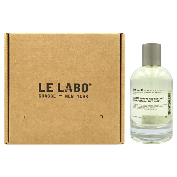 最大1000円offクーポン ル ラボ LELABO サンタル 33 EDP SP 100ml【ラベルなし】SANTAL【当日発送_14時まで】【香水 メンズ レディース】