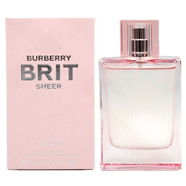 【15日P10・最大1,000円offクーポン】バーバリー BURBERRY ブリット シアー EDT SP 50ml【あす楽対応_14時まで】【香水 レディース】【人気 ブランド ギフト 誕生日 プレゼント】