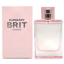 【25日P10・最大1,000円offクーポン】バーバリー BURBERRY ブリット シアー EDT SP 50ml【あす楽対応_14時まで】【香水 レディース】【人気 ブランド ギフト 誕生日 プレゼント】