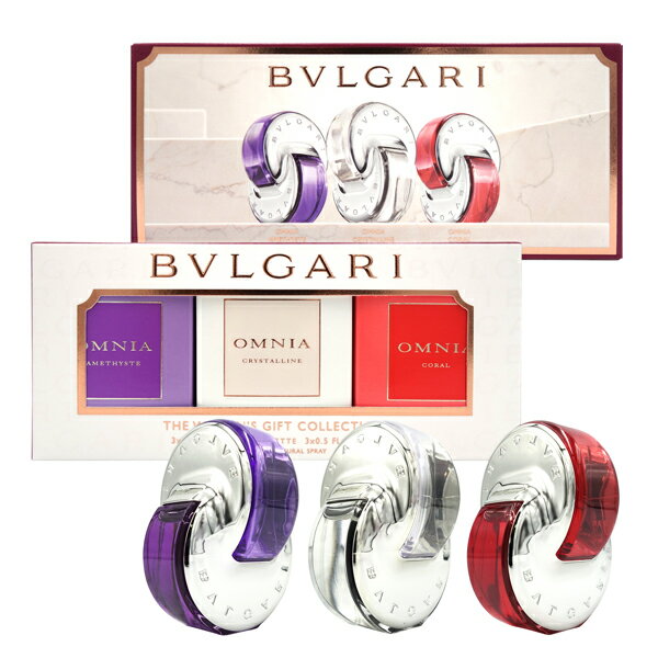 【20日P10・最大1,000円offクーポン】ブルガリ BVLGARI オムニア ギフトコレクション 15ml×3【ミニ香水 ミニボトル】【あす楽対応_お休み中】【香水 レディース】