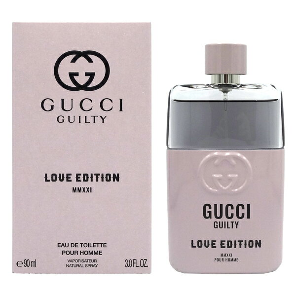 グッチ（GUCCI) 【10日P10・母の日最大1,000円offクーポン】グッチ GUCCI ギルティ ラブ エディション MMXXI プールオム（2021） EDT SP 90ml【あす楽対応_お休み中】【香水 メンズ】