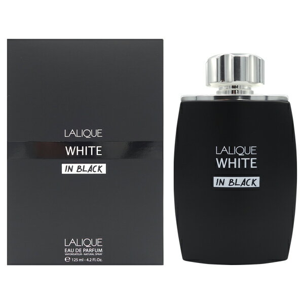 ラリック 【15日P10・最大1,000円offクーポン】ラリック LALIQUE ホワイト イン ブラック プールオム EDP SP 125ml White In Black Pour Homme【あす楽対応_14時まで】【香水 メンズ】