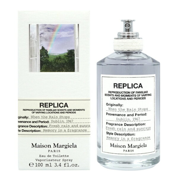 【18-19日P5・最大1,000円offクーポン】メゾン マルジェラ Maison Margiela レプリカ ウェン ザ レイン ストップス EDT SP 100ml【送料無料】【あす楽対応_お休み中】【香水 メンズ レディース】