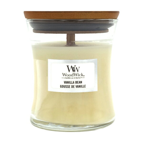 【最大P2倍・最大1000円offクーポン】ウッドウィック WoodWick ジャー (S) バニラビーン アロマキャンドル【当日発送_お休み中】