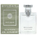 【最大1000円offクーポン】ブルガリ BVLGARI ブルガリプールオム EDT BT 5ml【ミニ香水 ミニボトル】【当日発送_お休み中】【香水 メンズ ...