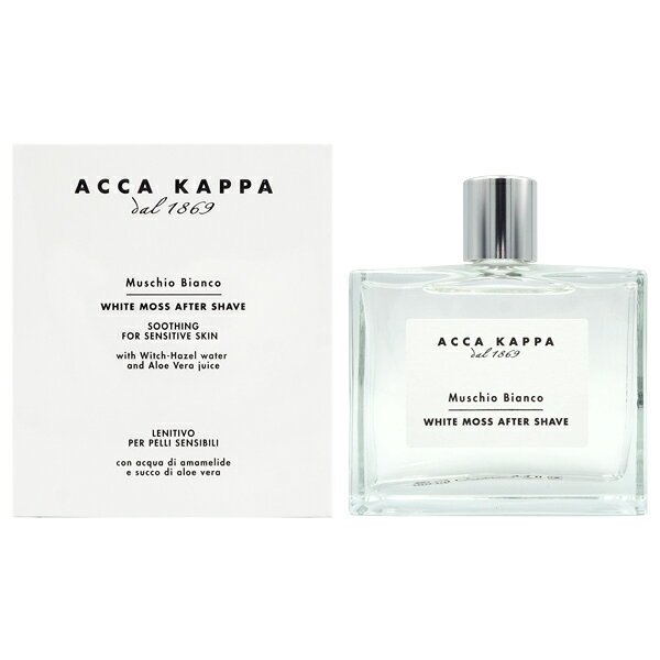 【最大P6倍・最大1500円OFFクーポン】アッカカッパ ACCA KAPPA ホワイトモス アフターシェーブローション 100ml【当日発送_14時まで】【週末セール】