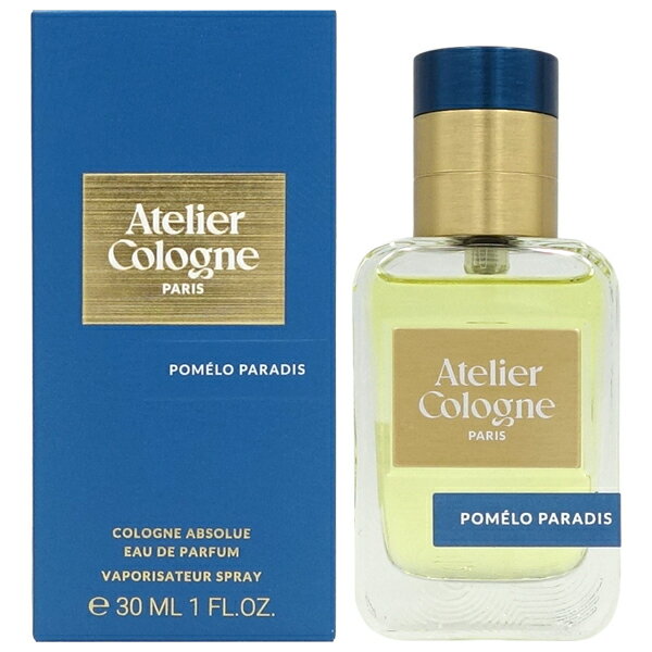 【最大P3倍 最大1500円offクーポン】アトリエコロン ポメロ・パラディ コロン・アブソリュ 30ml ATELIER COLOGNE POMELO PARADIS COLOGNE ABSOLUE【当日発送_お休み中】【人気 ブランド ギフト 誕生日 プレゼント】