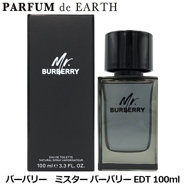 最大1500円OFF バーバリー ミスター EDT SP 100ml MR. BURBERRY 当日発送_14時まで 人気 ブラ wish-10043958 香水フレグランスPARFUM de EARTH パッケージ画像
