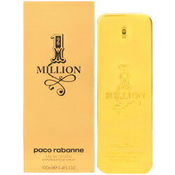 パコラバンヌ 【15日P10・最大1,000円offクーポン】パコ ラバンヌ PACO RABANNE ワンミリオン EDT SP 100ml【送料無料】 ONE MILLION【あす楽対応_14時まで】【香水 メンズ レディース】【人気 ブランド ギフト 誕生日 プレゼント】