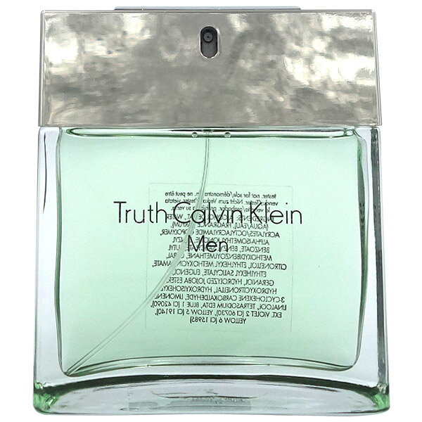 【15日P10・最大1,000円offクーポン】カルバン クライン CALVINKLEIN トゥルース フォーメン EDT SP 100ml【訳あり・テスター・未使用品】TRUTH FOR MEN【あす楽対応_14時まで】【香水 メンズ】【香水 人気 ブランド お買い得 訳あり】