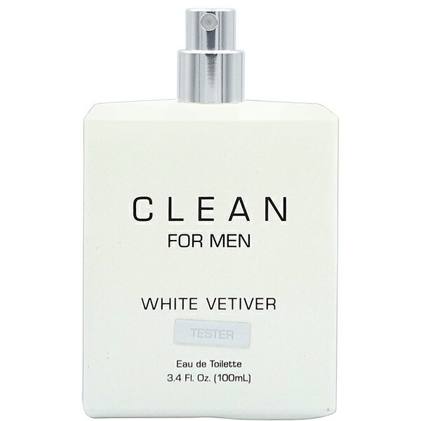 【15日P10・最大1,000円offクーポン】クリーン CLEAN ホワイト ベチバー EDT SP 100ml【訳あり・テスター・未使用品】WHITE VETIVER FOR MEN【あす楽対応_14時まで】【香水 メンズ】【香水 人気 ブランド お買い得 訳あり】