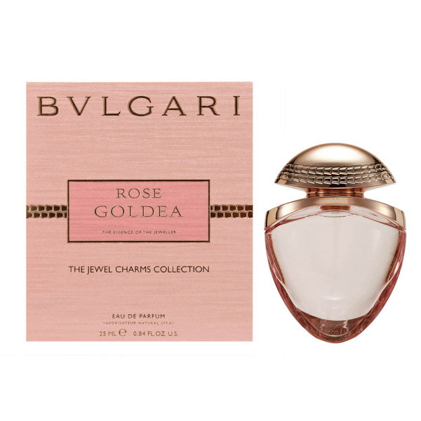 【20日P10・最大1,000円offクーポン】ブルガリ BVLGARI ローズ ゴルデア オードパルファム ジュエルチャーム EDP SP 25ml Bvlgari RoseGoldea【あす楽対応_お休み中】【香水 レディース】【人気 ブランド ギフト 誕生日 プレゼント】