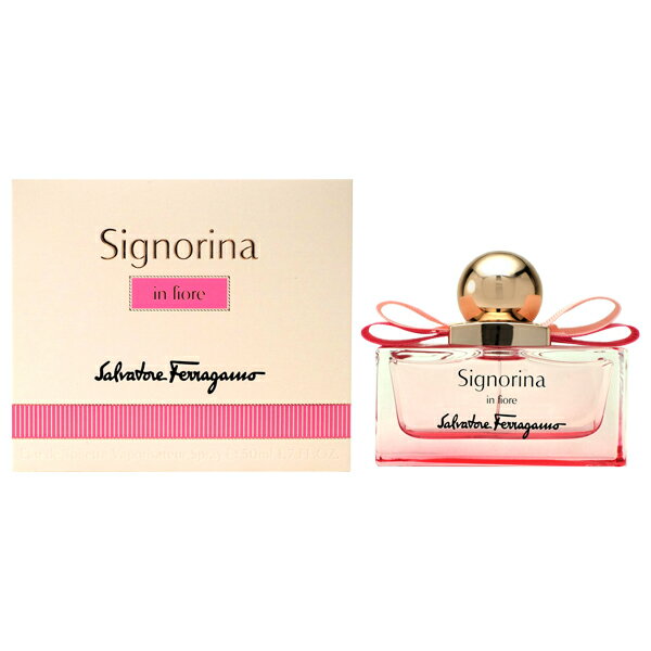 【15日P10 最大1,000円offクーポン】【サルヴァトーレ フェラガモ】 シニョリーナ イン フィオーレ EDT SP 50ml Salvatore Ferragamo Signorina in fiore 【あす楽対応_14時まで】【人気 ブランド ギフト 誕生日 プレゼント】