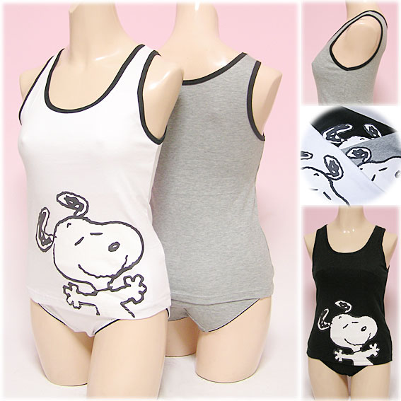 残りわずか！☆SALE☆【スヌーピー】ジュニアご機嫌ルンルンキャミソール