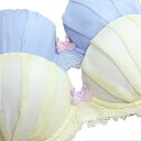 【ランジェシュエット☆lingerie Chouette】ふわふわシフォン☆ノンワイヤーブラ単品〜M・L・LLサイズあり〜