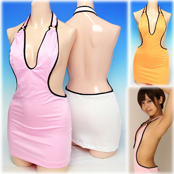 送料無料 水着素材 黒パイピング ボディコンワンピース セクシー セクシーワンピ 撮影 メール便