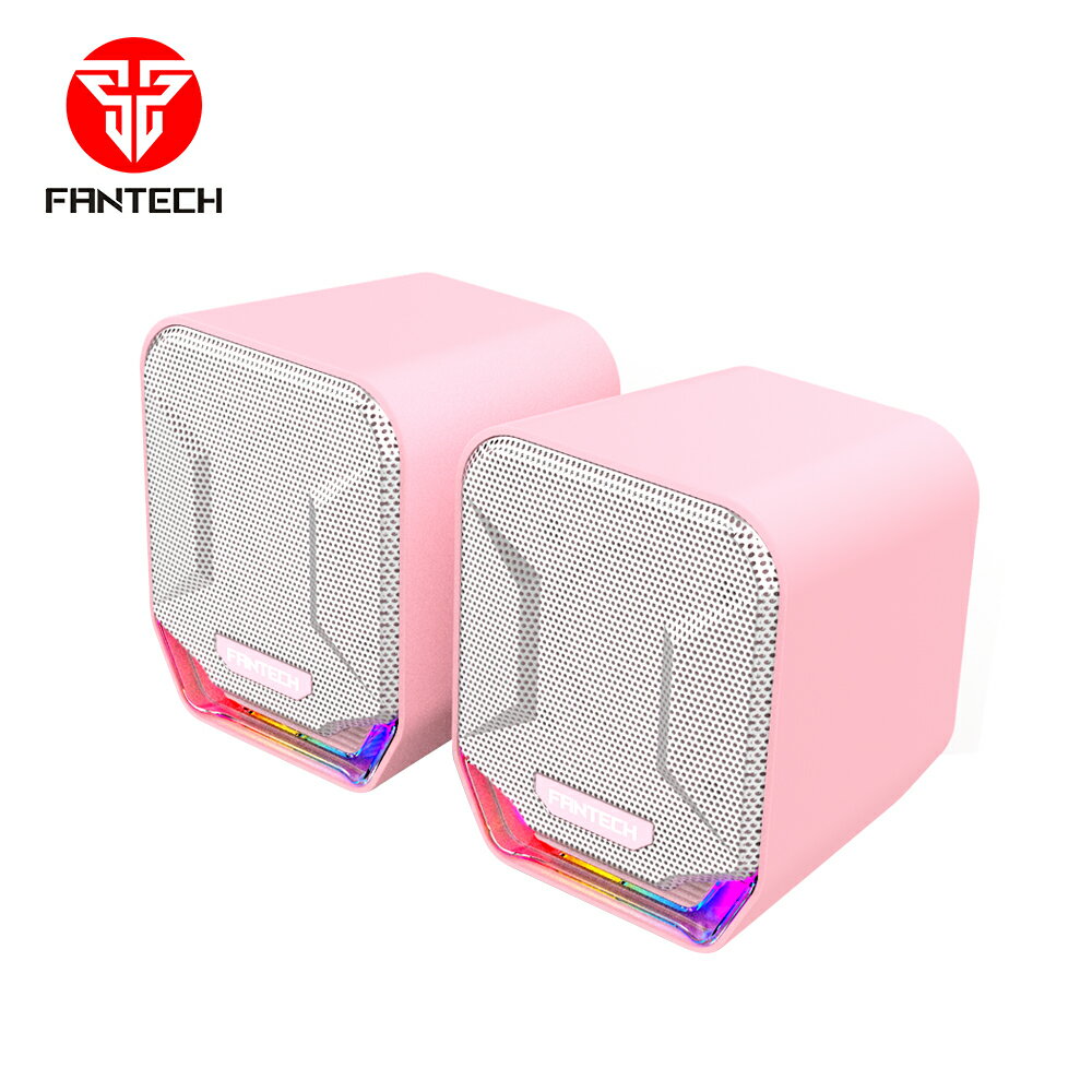 ゲーミングスピーカー Fantech 桜 ピンク PC スピーカー USB スピーカー RGB 高解像度オーディオ 超高音質 迫力 臨場感 マルチプラットフォーム互換性 新年贈り物