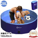 【楽天1位】プール 大型 子供プール 家庭用 子供 160 40cm 犬用プール 暑さ対策 ボールプール プール 水遊び 空気入れ不要 折りたたみ 犬 プール ペット用 プール 簡易 シャワー 贈り物