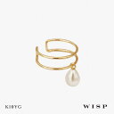 【実店舗あり】イヤーカフ パールイヤーカフ 揺れる1粒パール ゴールド K10 10金 YG イエローゴールド WISP ウィスプ ジュエリー 片耳用 シンプル...