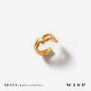 イヤーカフ シンプル 小さめ レディース WISP ウィスプ ギフト アクセサリー プレゼント 真鍮アクセサリー K22コーティング 石なし