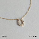 ブレスレット レディース ゴールド チェーン 馬蹄 ホースシュー K10 10金 ダイヤモンド イエローゴールド WISP ウィスプ ジュエリー アクセサリー ...