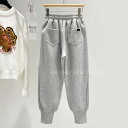 ボトムス パンツ スウェット ルームウェア 部屋着 ジャージ レギュラー丈 ワイド ポケット ウエストゴム 伸縮性 シンプル カジュアル こなれ感 スポーティー...