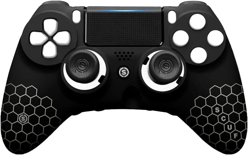 スカフ インパクト SCUF IMPACT BLACK Honeycomb (EMR付 / トリガーシステム機能付 / ミリタリーグレードグリップ /L-Rスカフレギュラースティック) PS4対応コントローラー [並行輸入品]