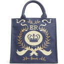 英国 Harrods ハロッズ 2022 プラチナジュビリー 女王在位70周年記念限定バッグ ネイビー Queen 039 s Platinum Jubilee Shopper Bag Navy 並行輸入品