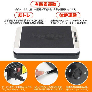 ブルブル振動マシン インナー&アウターマッスルトレーニング フィットネス エクササイズ 有酸素運動 筋トレ ぶるぶる振動マシン ###振動マシンT10###