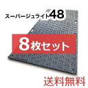 スーパージュライト48【8枚セット送料無料】(1,220×2,400mm)厚み17mm 樹脂製敷板 ◇個人配送不可◇沖縄・離島除く◇