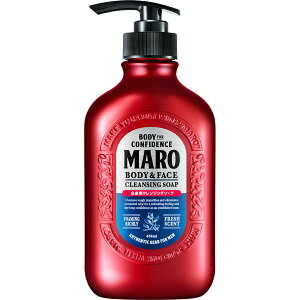 ☆全身用ボディソープ/顔も洗える/詰替[ハーブシトラスの香り]MARO450ml（メンズ）