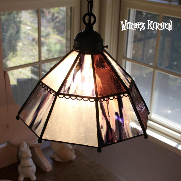 ペンダントライト かわいい シーリングライト ステンドグラス ランプ 照明 ペンダントランプ おしゃれ ..