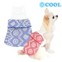 【サマーセール20%OFF/2025春夏 犬服 犬 服 春夏 夏服 ワンピース 横開き かわいい クール ヒンヤリ】クールストライプワンピース1号~4号犬と生活 L.W.D. l.w.d.