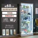 コレクションケース お得なセット コレクションラック DIO ディオ 本体 鍵付 背面ミラー付き NEW 地球家具 フィギュアラック ガラスケース ディスプレイラック ( 奥行28cmタイプ 中型 ホワイト , ブラック , ブラウン ) 楽天ランキング1位獲得