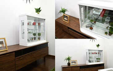 卓上 コレクションケース 幅70cm 完成品 引き戸 コレクションボード ガラスショーケース 引き戸 ショーケース キュリオケース コレクションラック 【カフェ】
