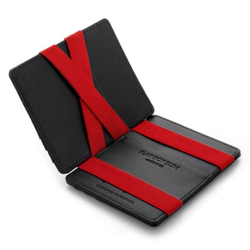 Jaimie Jacobs Flap Boy Slim 薄い 財布 二つ折り メンズ ブラック Jaimie Jacobs Flap Boy Slim　スキミング防止 本革 イタリアンレザーJaimie Jacobs Flap Boy Slim コンパクト財布 ミニ財布 RFID 革 レザー セカンドウォレット