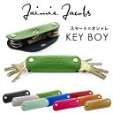 Jaimie Jacobs KEY BOY キーケース 革 カラフル オリーブ グリーン Jaimie Jacobs KEY BOY ブランド シンプル キーホ...