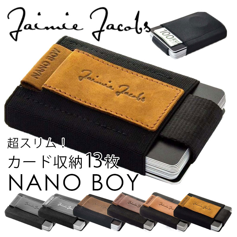 Jaimie Jacobs Nano Boy 財布 超コンパクト メンズ 3つ折り ライトブラウン Jaimie Jacobs Nano Boy 本革 イタリアンレザー コンパクト財布 ミニ財布 小さい財布 Jaimie Jacobs Nano Boy 革 レザー セカンドウォレット